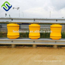 Road barrier anti-collision proof safety roller barrier for protection